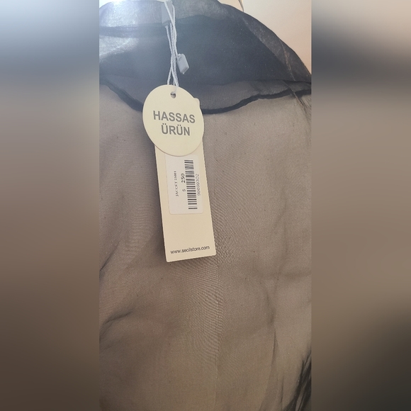 TRENCH COAT Sheer ORGANZA OVERCOAT WITH BELT - Picture 6 of 9